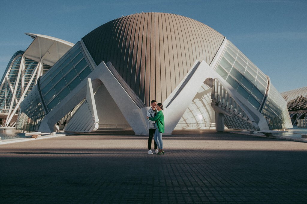 Preboda en Ciudad de las Artes y de las Ciencias en Valencia